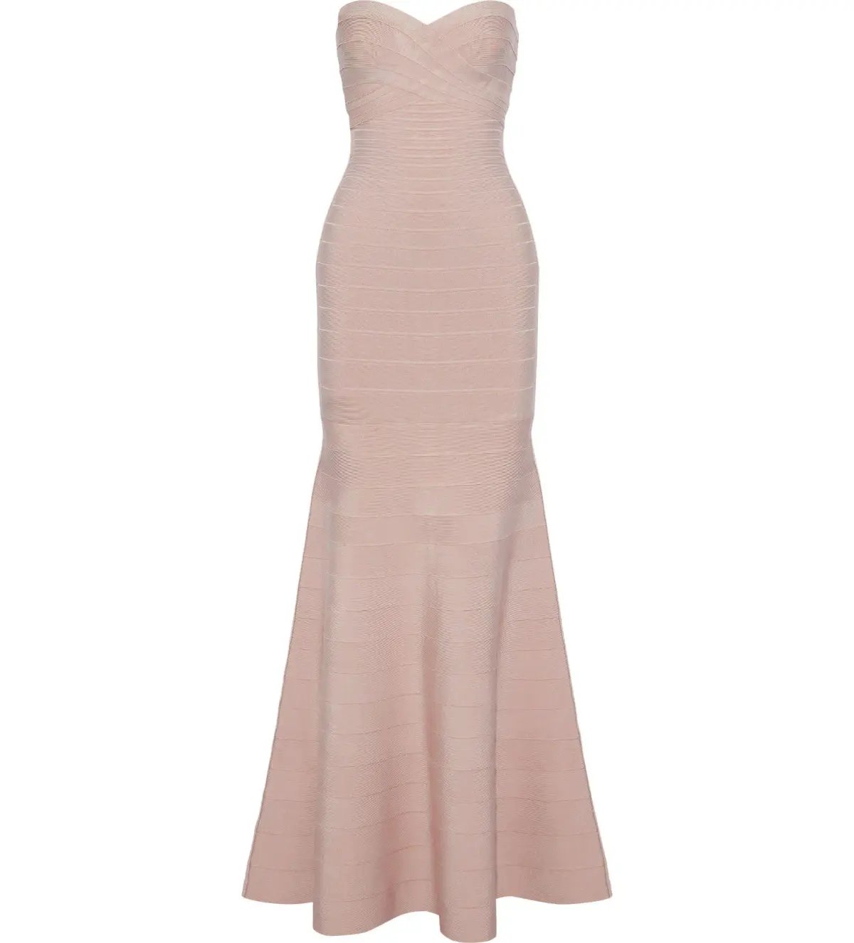Herve Leger Sara Gown Blush Size S / AU 8 photo 5