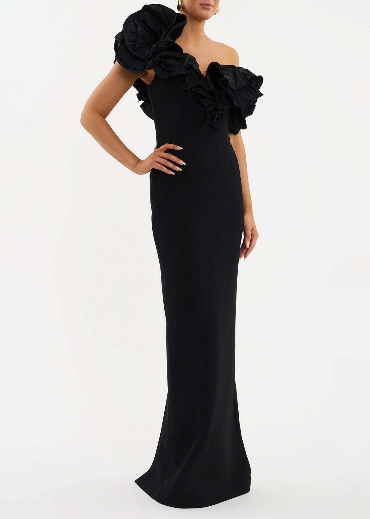 Ella Gown in Black photo 2
