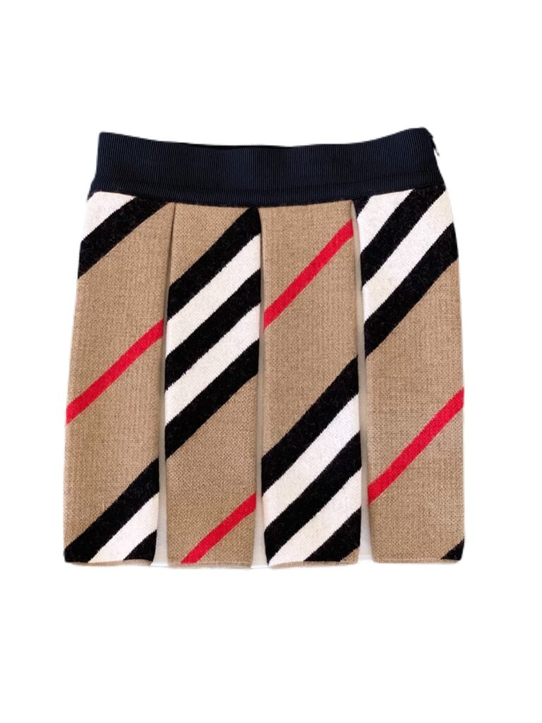 Burberry Classic Stripe Pleated Skirt photo 2