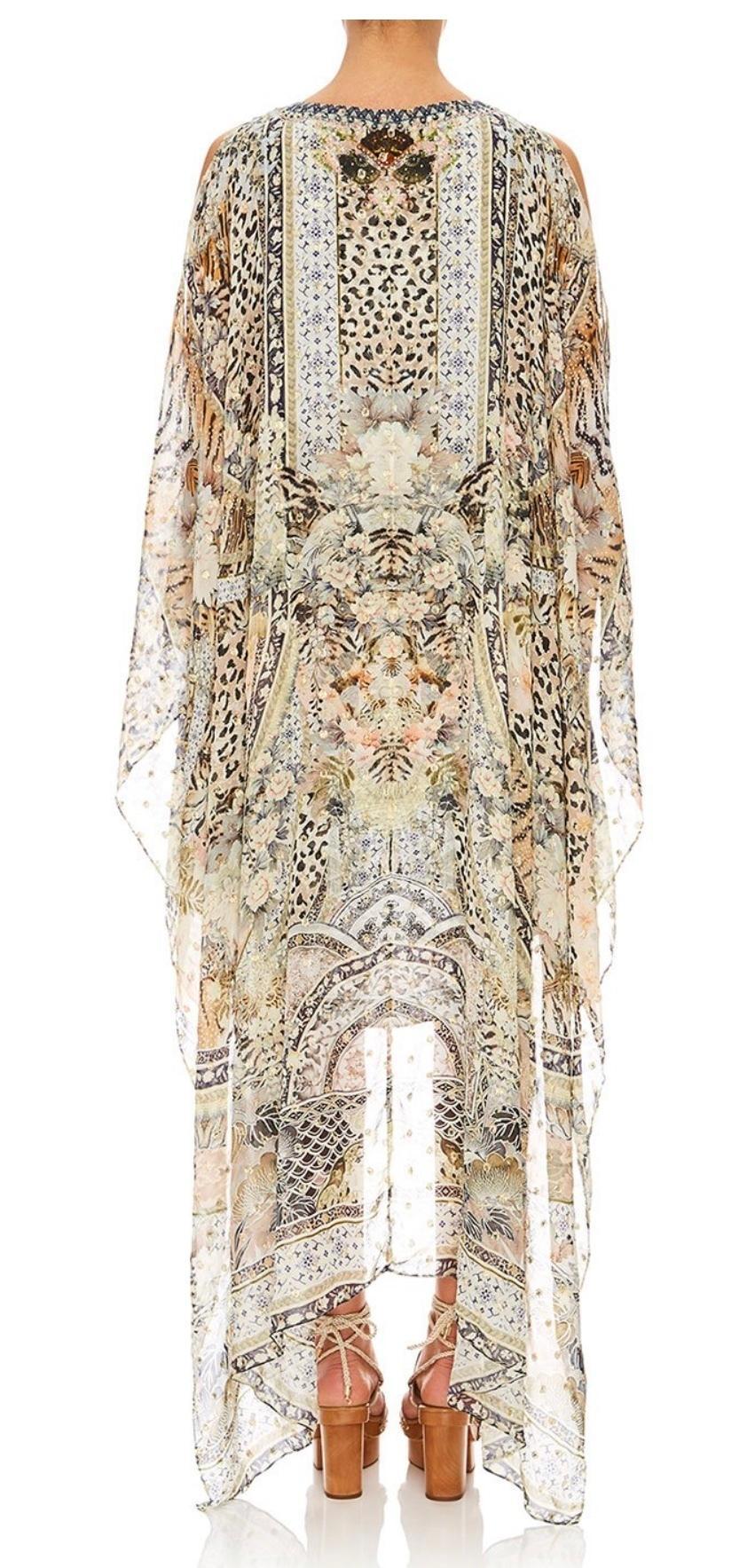 Camilla Moto Maiko Long Sheer Overlay Dress Print One Size photo 2