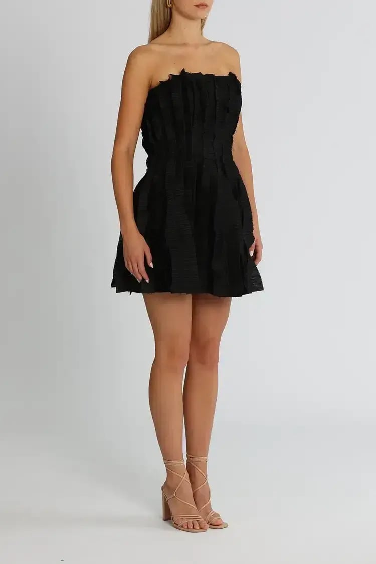 Aje Hybrid Sleeveless Mini Dress in Black Size 14 photo 2