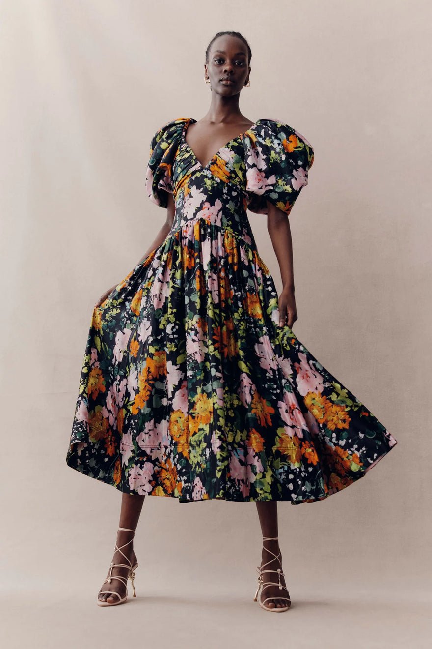 Aje Gabrielle Plunge Midi Dress photo 2