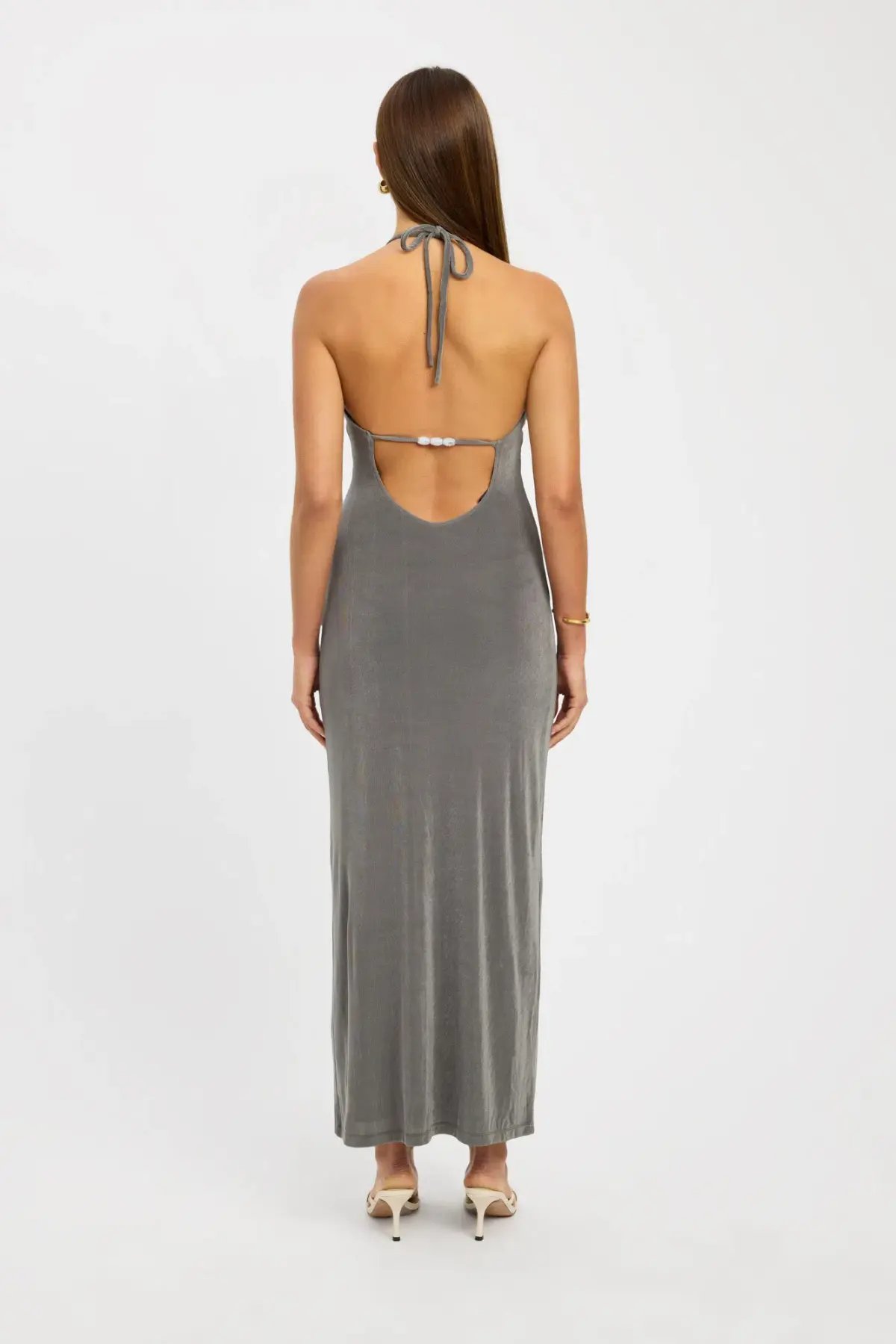 Kookai Selena Midi Dress Sicilian Green Size 8 photo 3