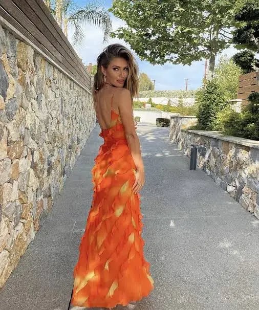 Rat & Boa Rio Maxi Dress Orange Size S / AU 8 photo 2