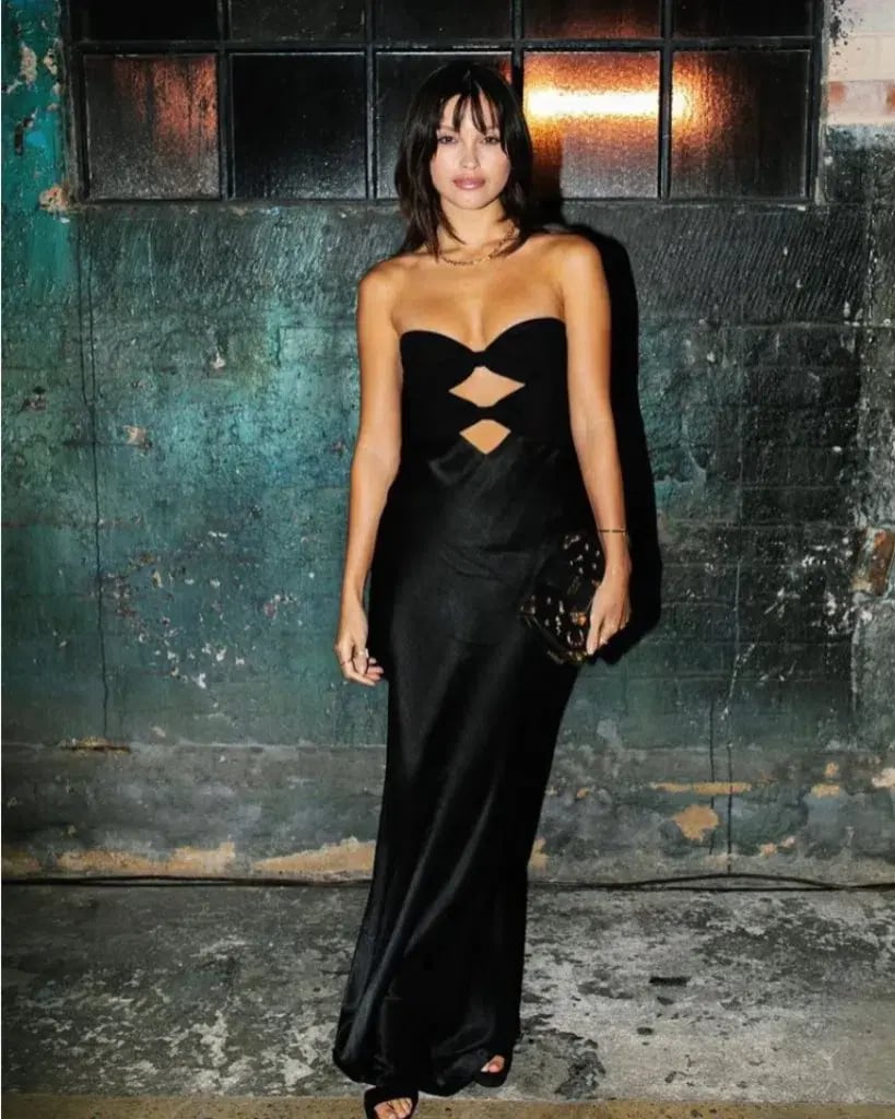 Bec & Bridge Halle Strapless Dress Black Size 6 photo 4