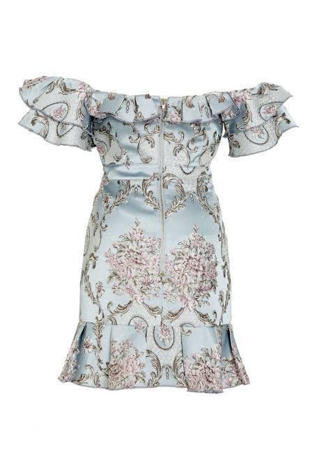 We Are Kindred Mollie Off Shoulder Mini Dress Print Size AU 10 / M photo 4