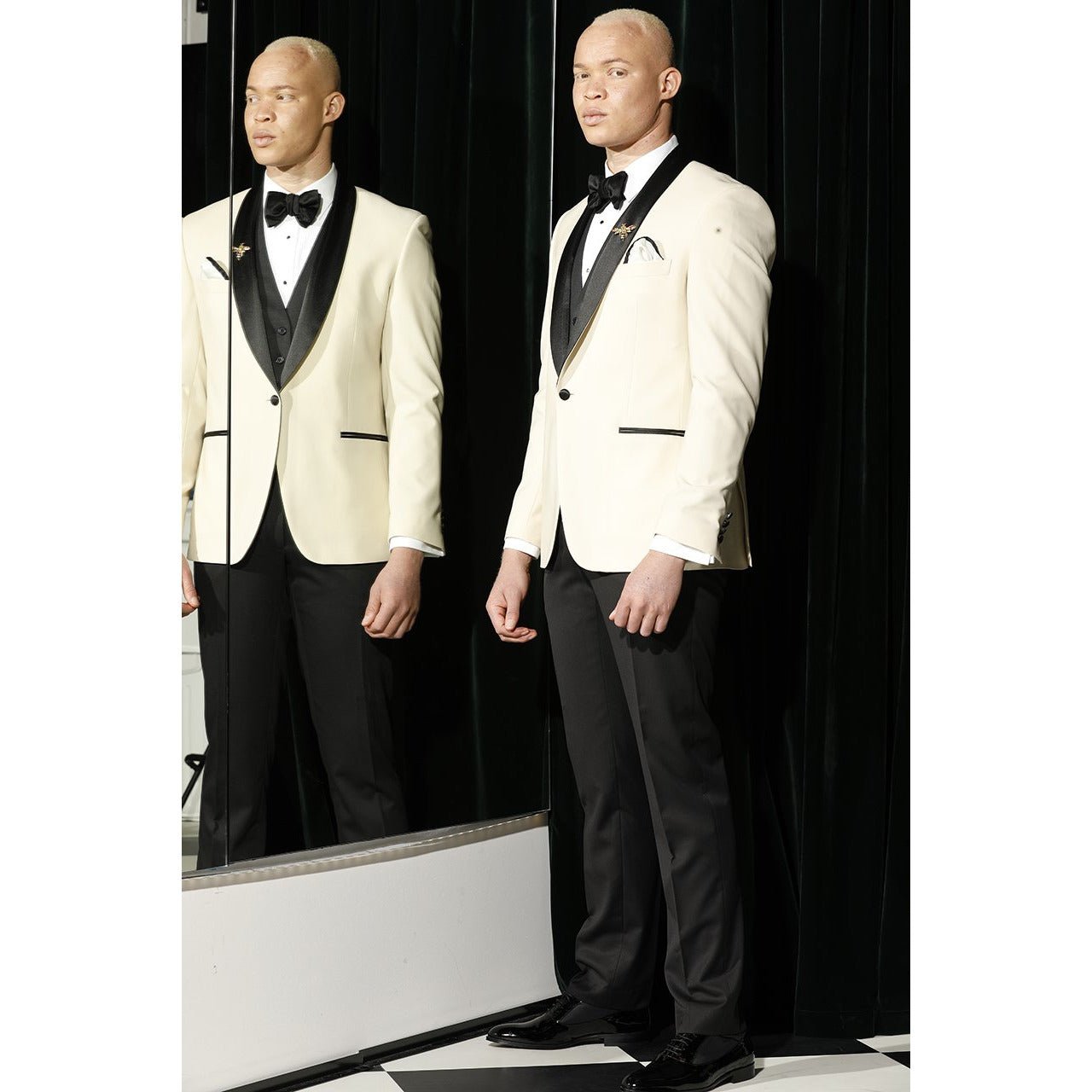 Daniel Hechter Cream Shawl Dinner Jacket photo 5