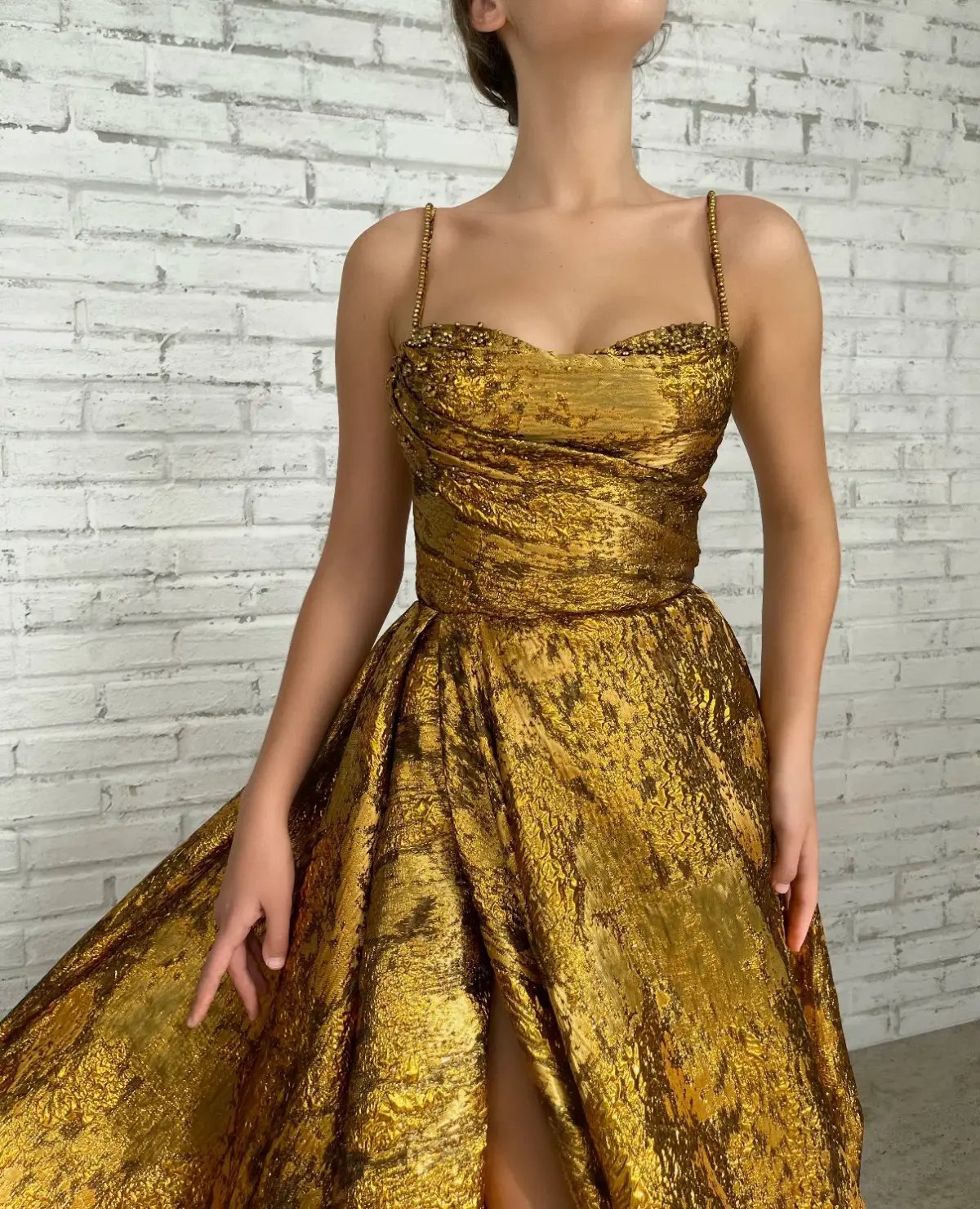 Teuta Matoshi Autumn Leaves Gown photo 6