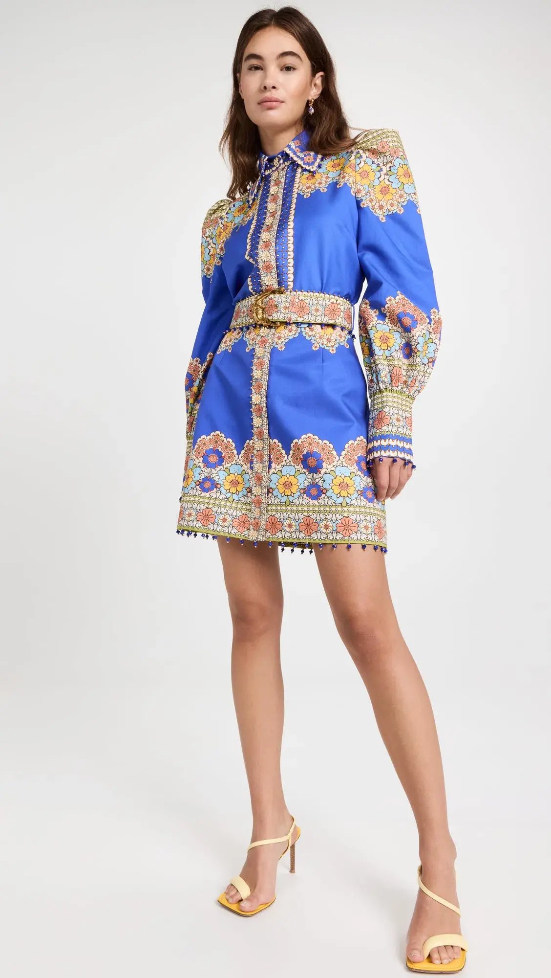 Zimmermann Cosmic Zodiac Body Shirt and Sagittarius Mini Skirt Set Sagittarius Zodiac Print Size 1 / Au 10 photo 2