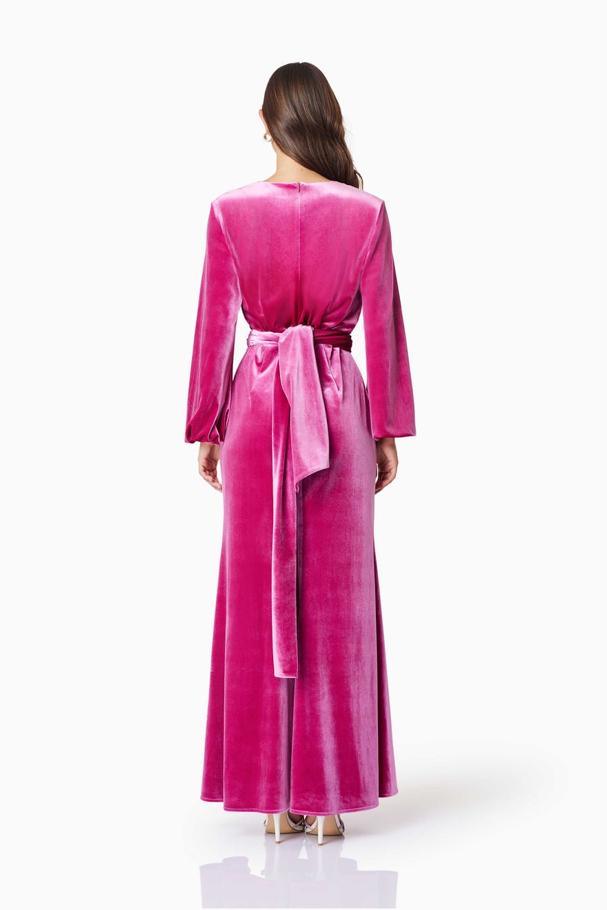 Elliatt Solene Maxi Dress - Cerise photo 2