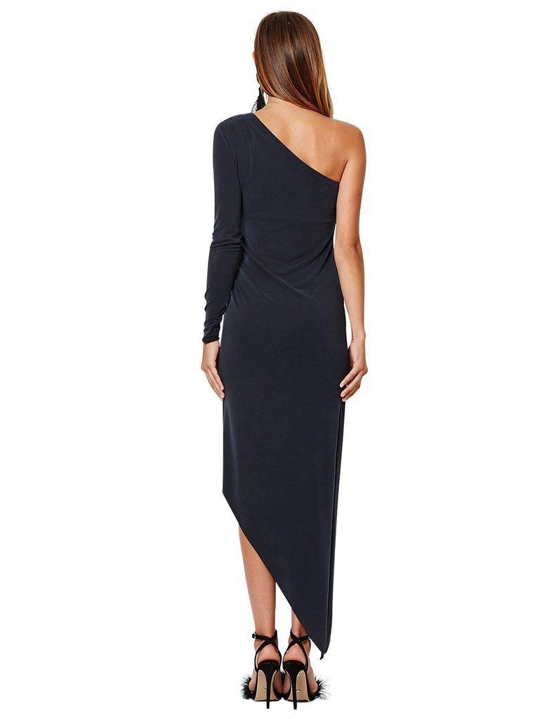 Bec & Bridge Normandie Asymmetrical Dress Black Size AU 6 photo 3