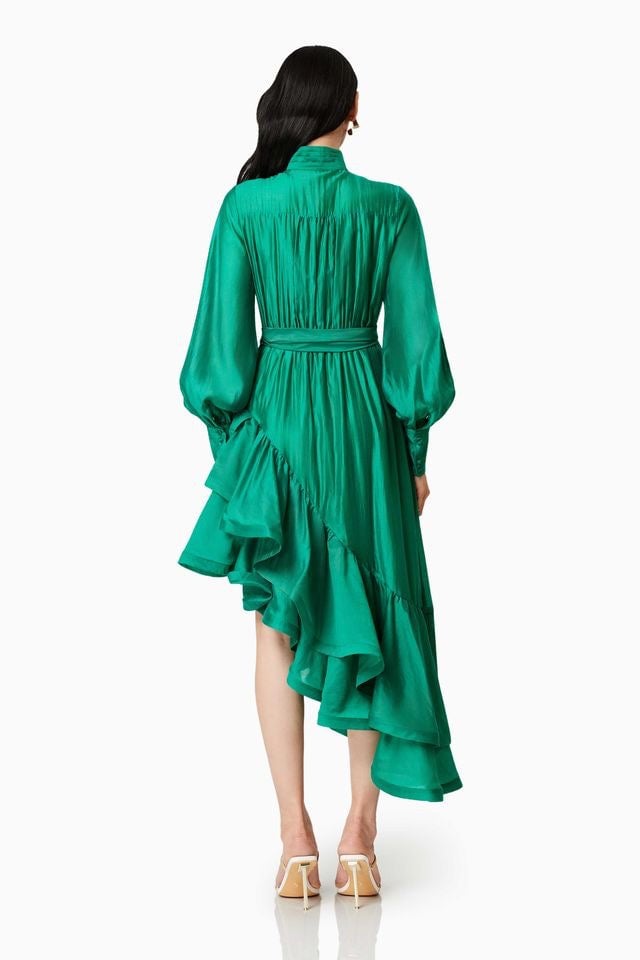 ELLIATT HONEYMOON DRESS - GREEN photo 5