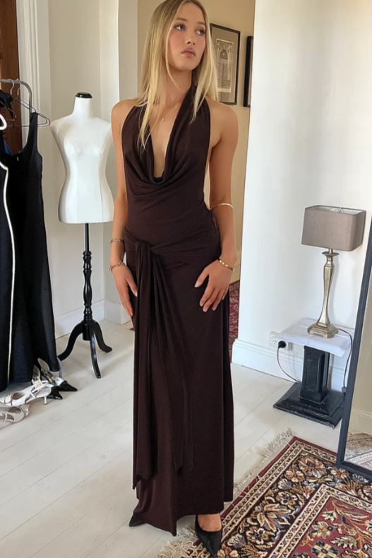 La Marie Nadia Gown Brown photo 2