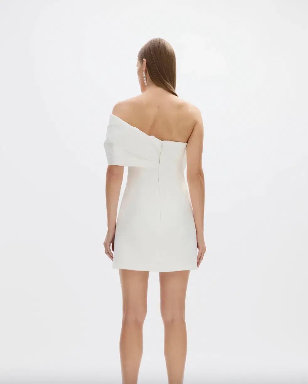 Rachel Gilbert Kace Mini Dress Ivory Size 3 / AU 12 photo 4