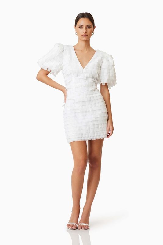 ELLIATT HAILEY MINI DRESS - WHITE photo 2