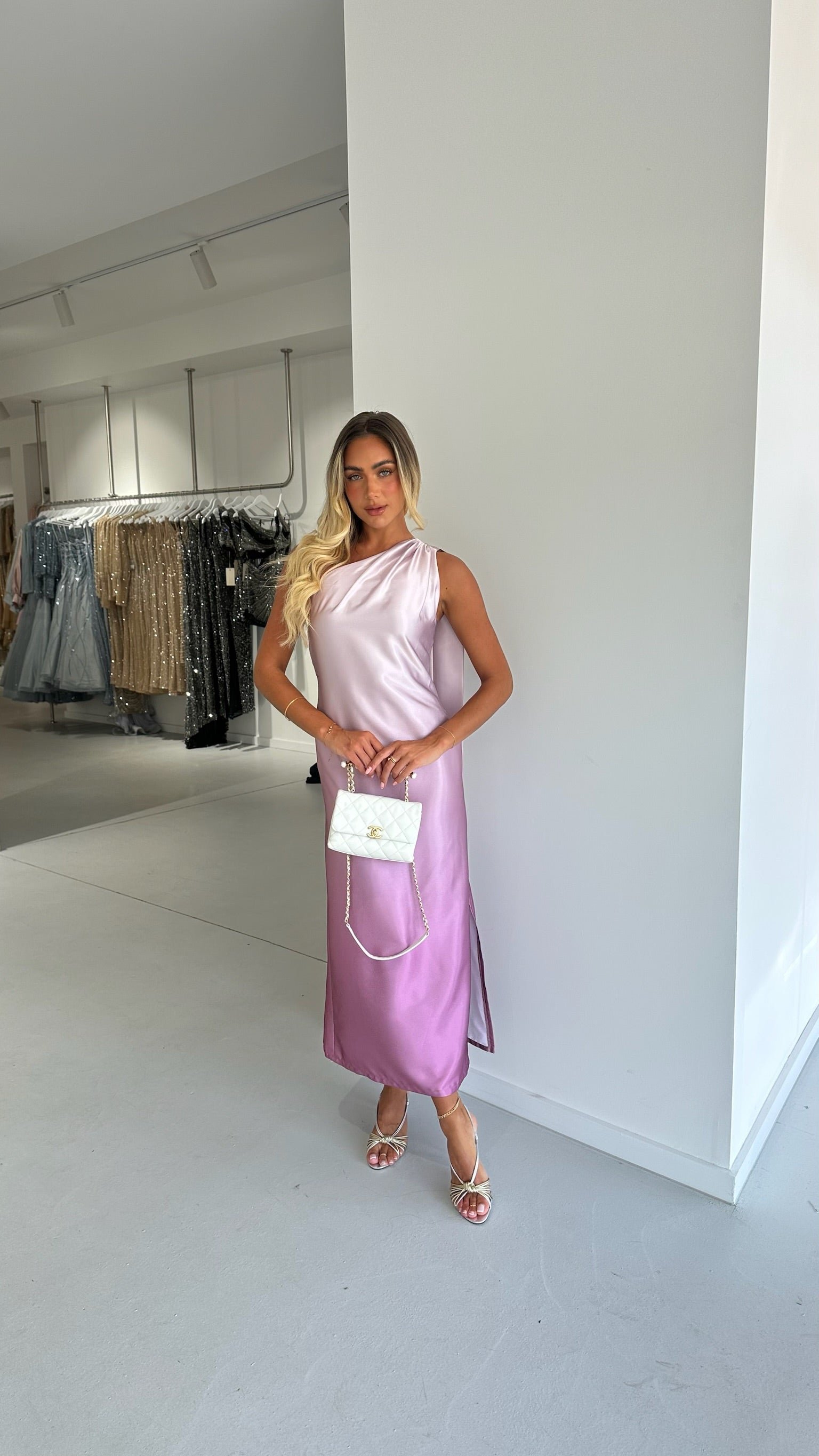 TWILIGHT MAXI DRESS BY MY SECRET WARDROBE PINK photo 4