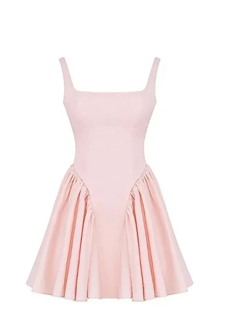 House of CB Florianne Bow Mini Dress in Soft Peach Size XS / AU 6 photo 3