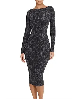 Mistress Rocks Distressed Open Back Midi Dress Size 8/XS photo 6