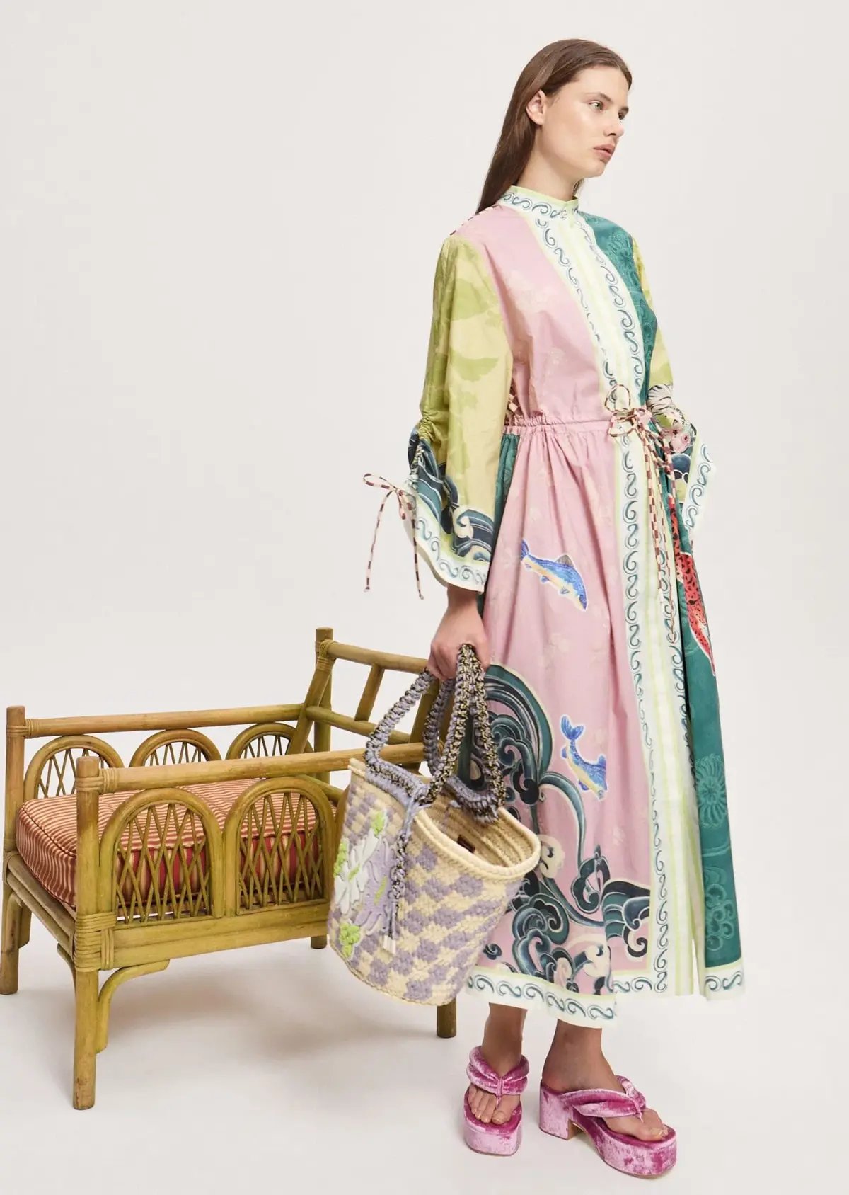Alémais Rochester Midi Shirtdress Multi Size 16 photo 2