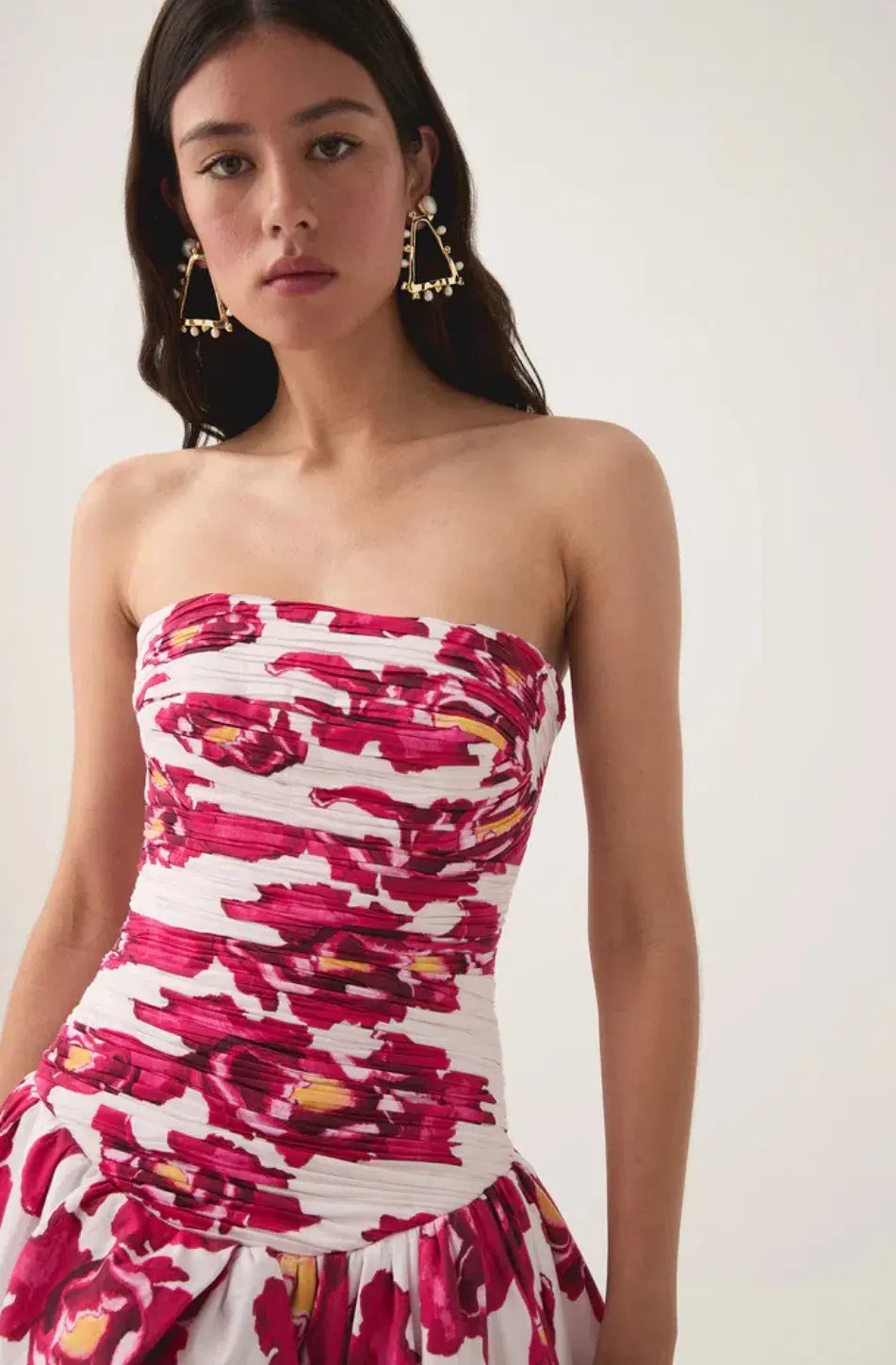 Aje Behold Maxi Dress Boldly Blooming Size 8 photo 2