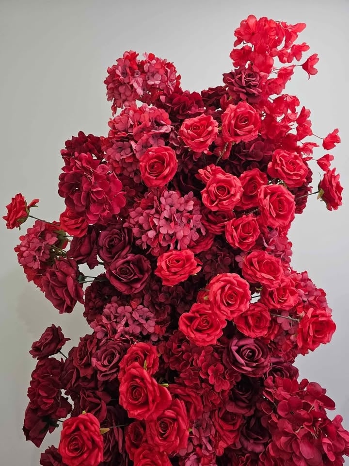 Red Floral Stands FOR HIRE photo 2