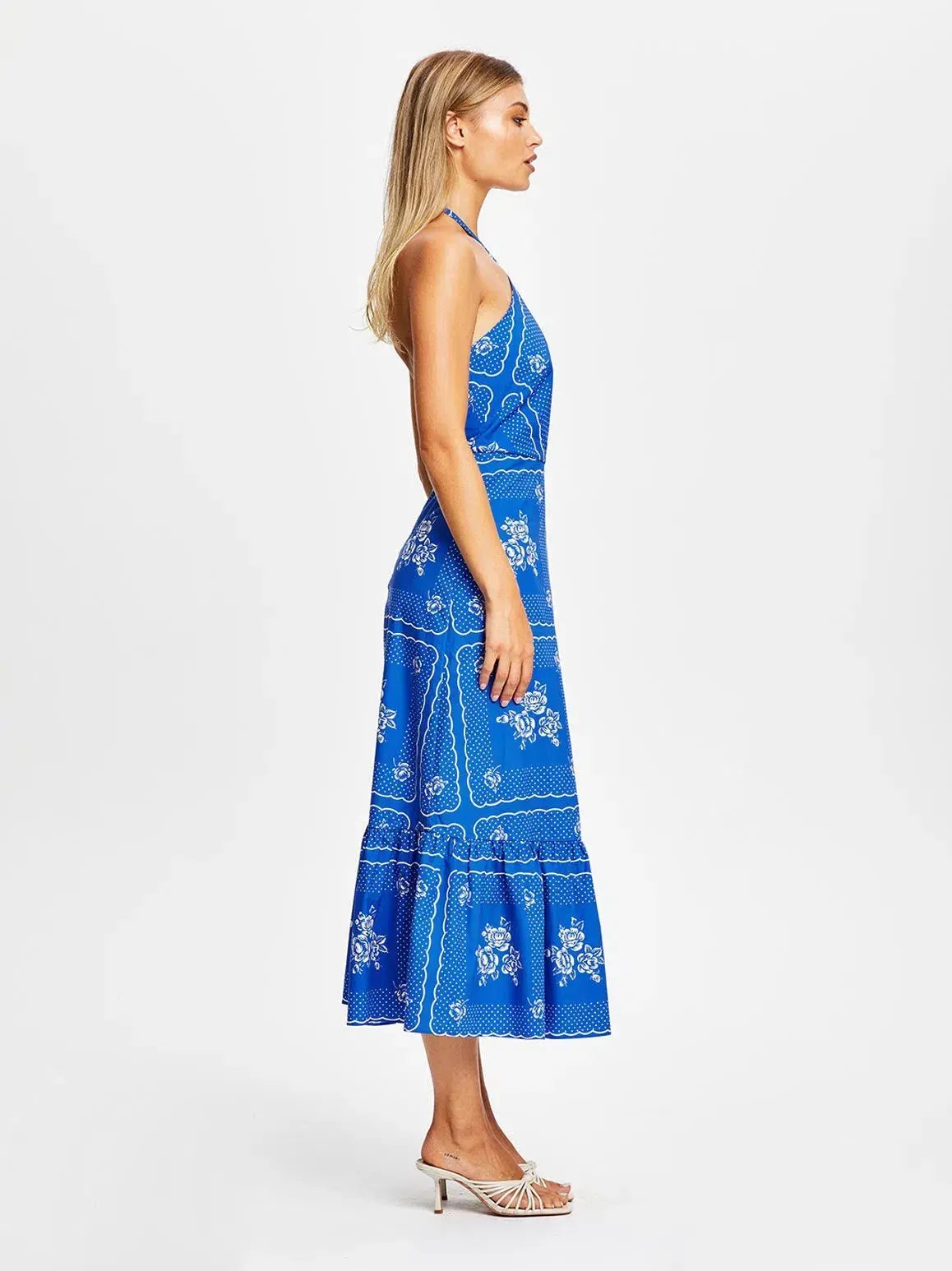 Alice McCall Midnight Sky Midi Dress Royal Blue Size 10 photo 3