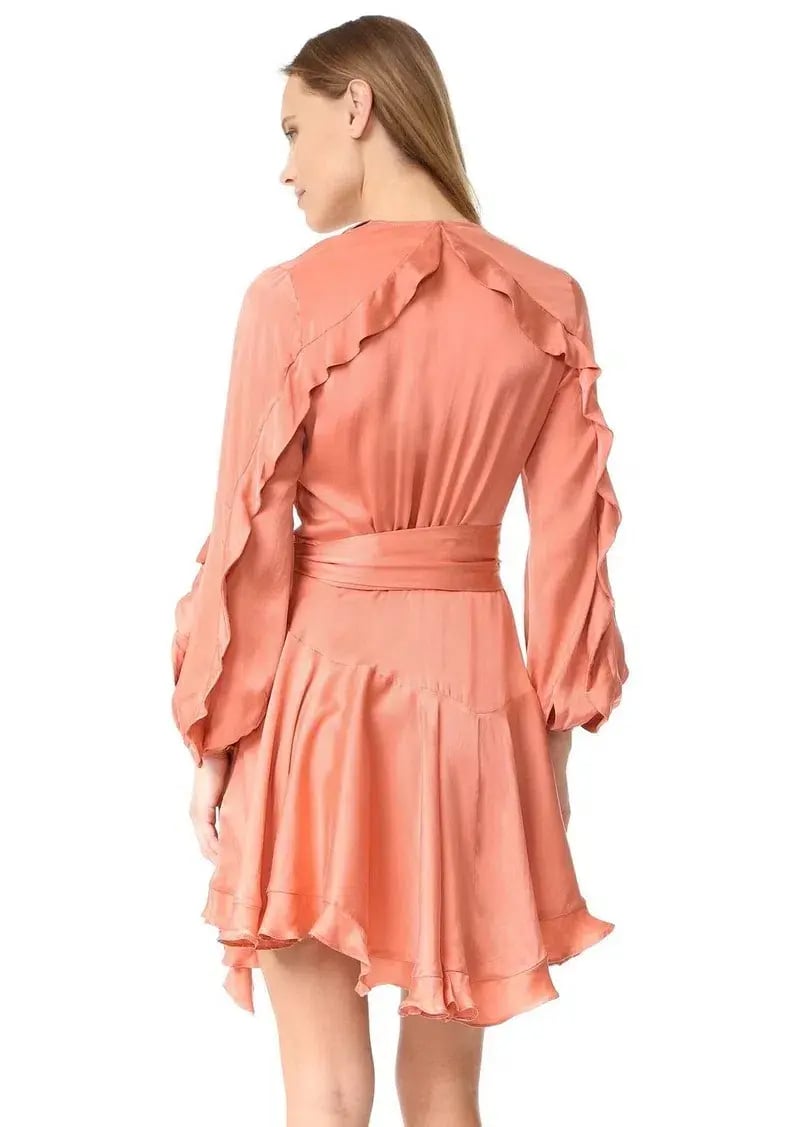 Zimmermann Winsome Flutter Robe Dress Guava Size 1 / AU 10 photo 2