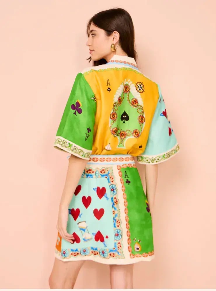 Alemais Rummy Mini Dress In Multi Size 16 photo 3