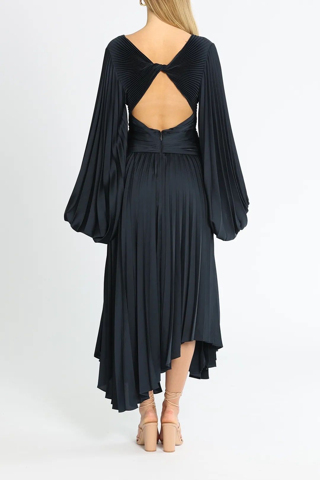 Palms Dress - Navy photo 3