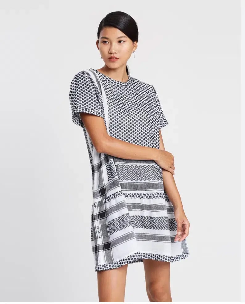 Cecilie Copenhagen V Neck Short Dress Print Size 10 photo 2