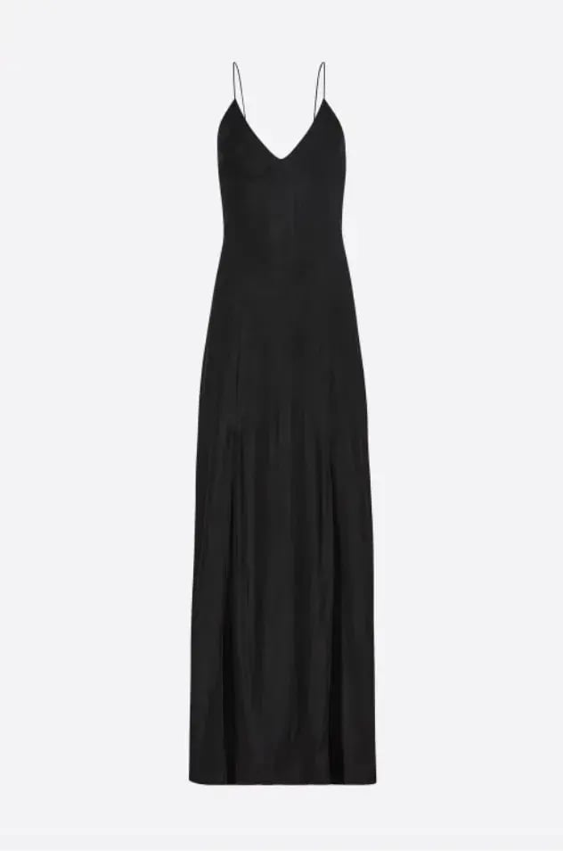 Manning Cartell Facetime Slip Maxi Dress Black Size 10 photo 4