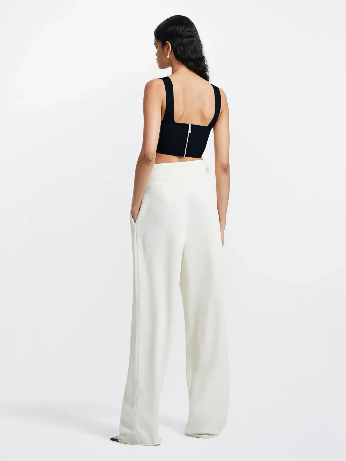 PatBO Beaded Crop Top Size 8 photo 3