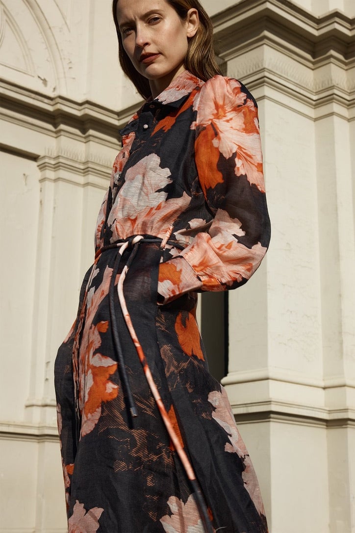 Sofia Irina Isabella Dress - Autumn Print photo 2