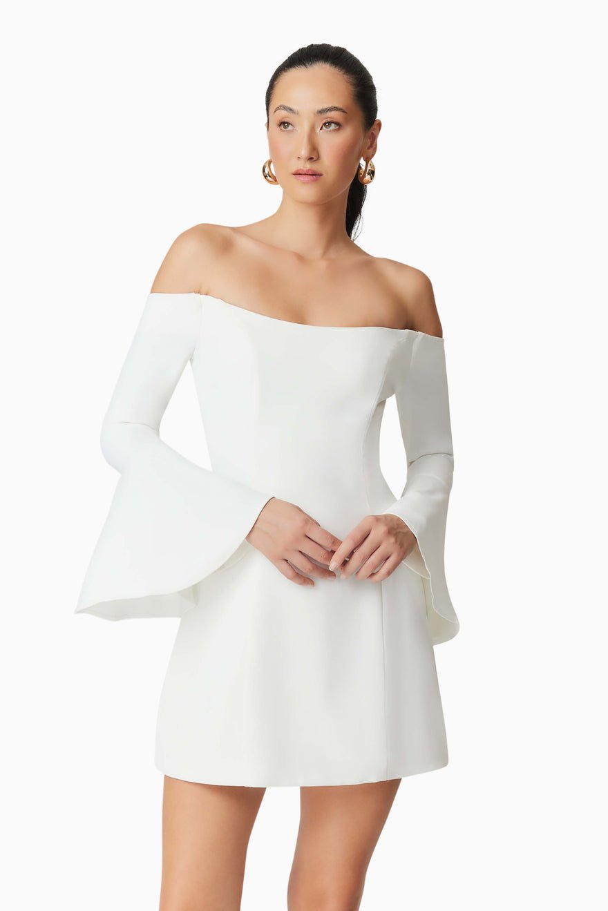 Elliatt Hazelle Mini Dress - Ivory photo 2