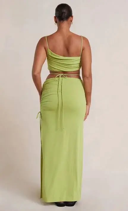 Bec & Bridge Dilkon Maxi Dress Green Size AU 12 photo 3