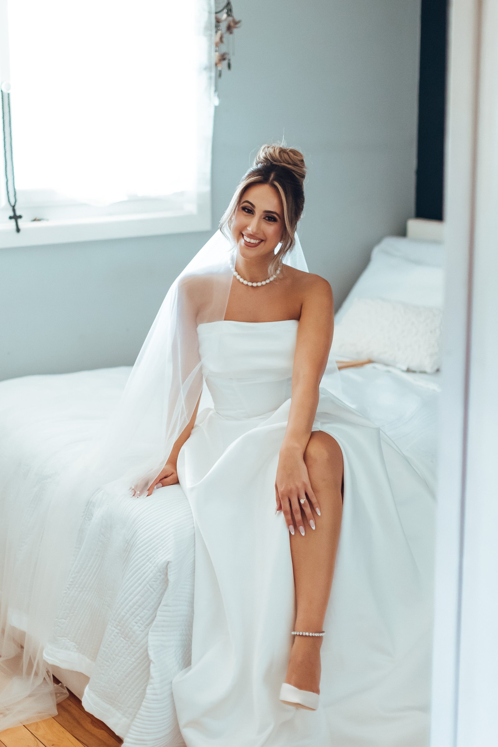 SOURIS BRIDAL GOWN WHITE photo 6