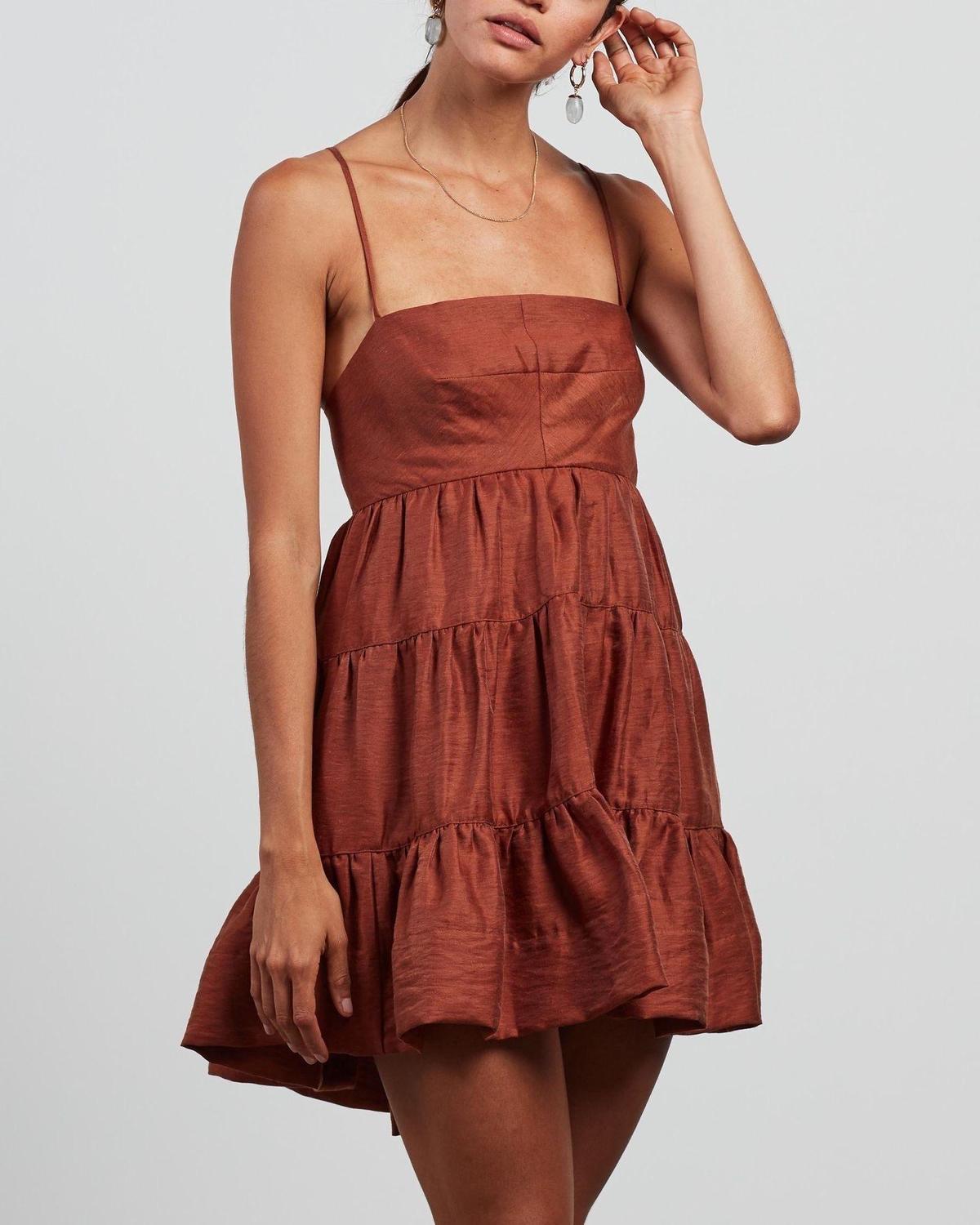Elsa Tiered Mini Dress photo 3
