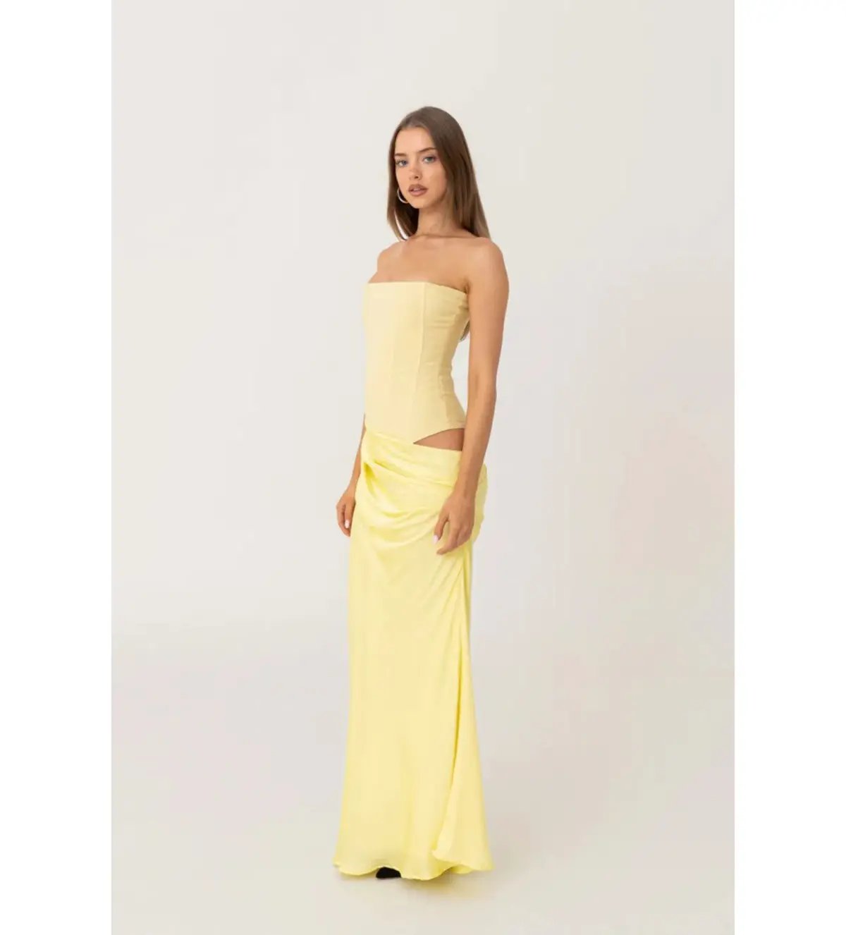 HNTR the label Huxley Gown Lemon Size AU 8 photo 2