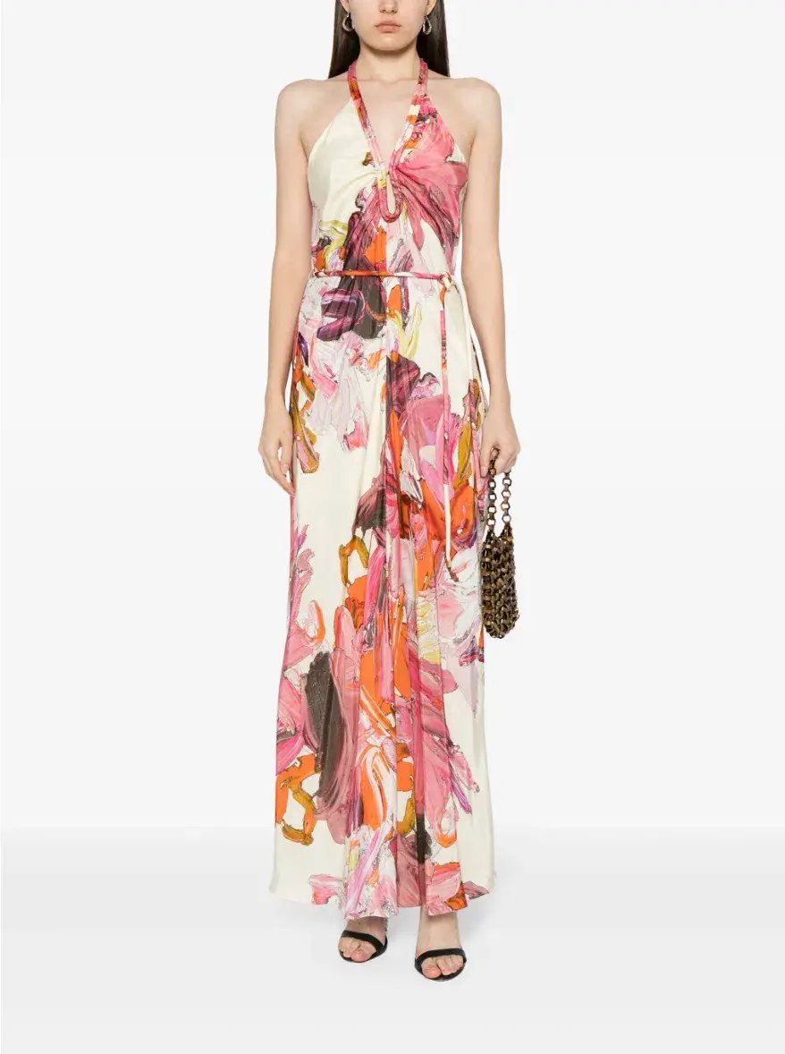 Manning Cartell Distorted Floral Dress Multi Size 4 photo 2