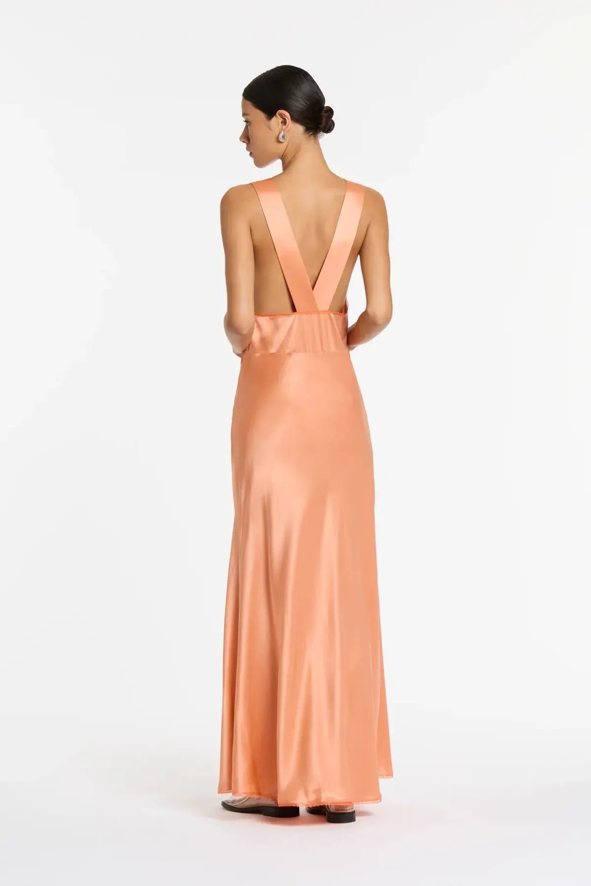 Sir The Label Aries Cut Out Gown in Peach Size 2 / 10 AU photo 2