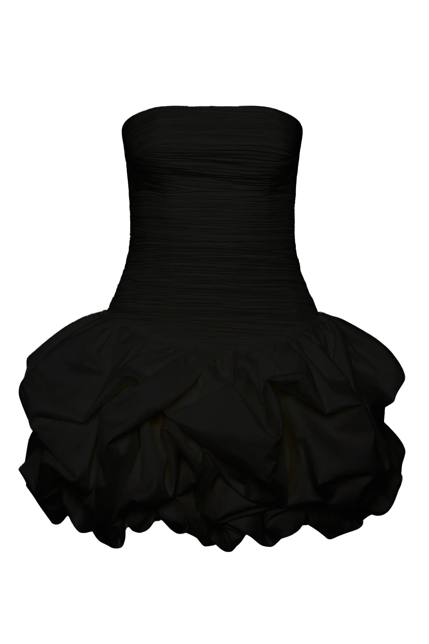 AJE VIOLETTE BUBBLE HEM MINI DRESS - BLACK photo 6