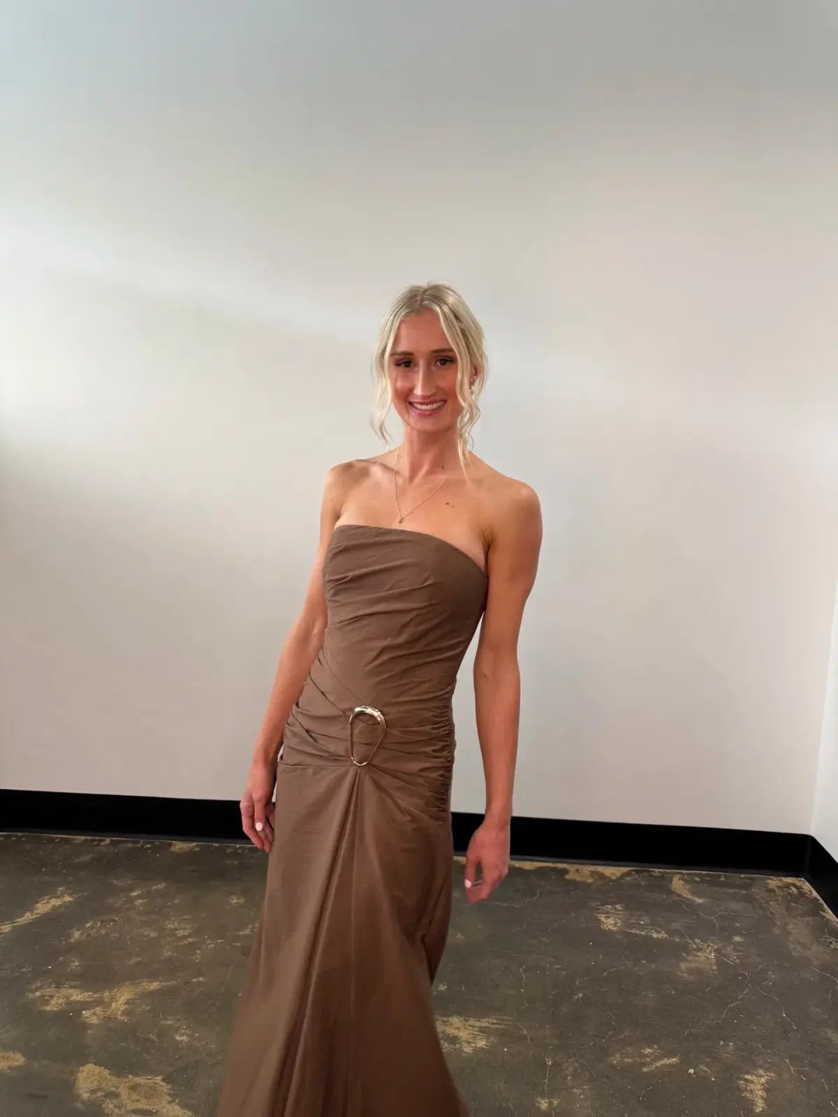 Elle Zeitoune Briella Maxi Chocolate Size 6 photo 4