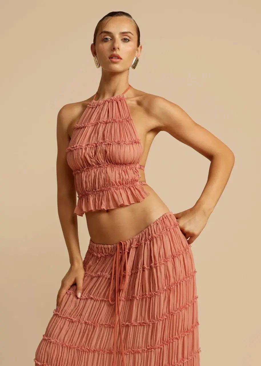 Arcina Ori Juliette Halter Set Peach Size S / AU 6-10 photo 7