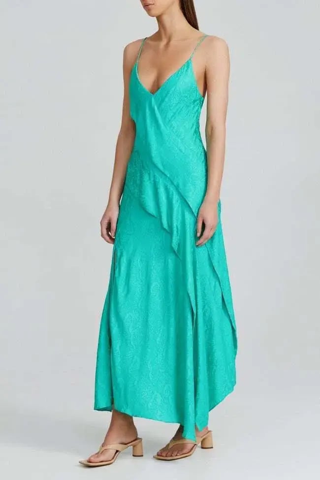 Acler Godwick Dress in Electric Green Size 6 photo 5
