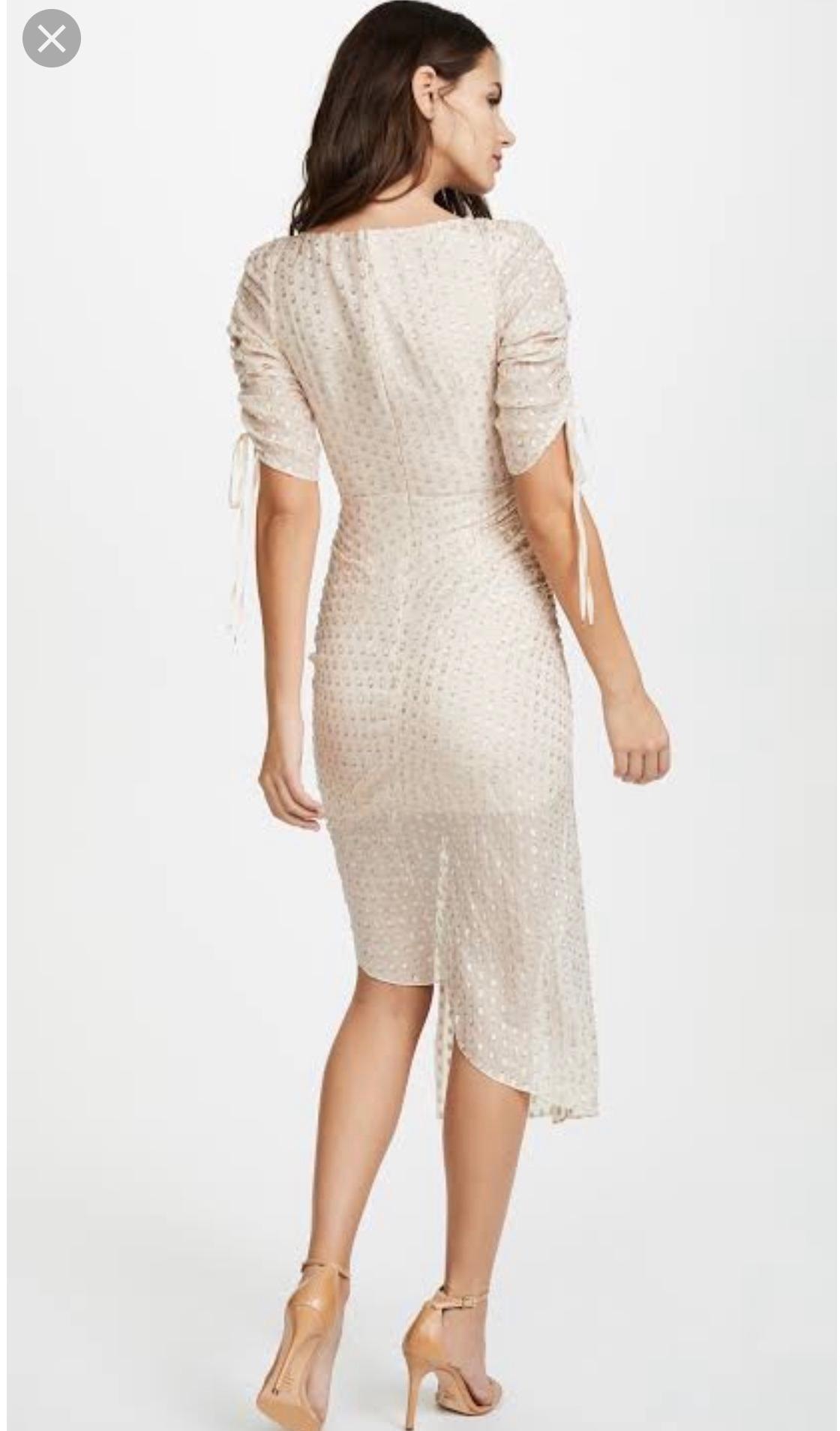 Alice McCall I Feel It Coming dress Cream Sz 6 photo 2