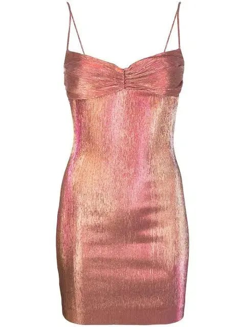 Bec & Bridge Party Rock Mini Dress in Lurex Size 10 photo 6