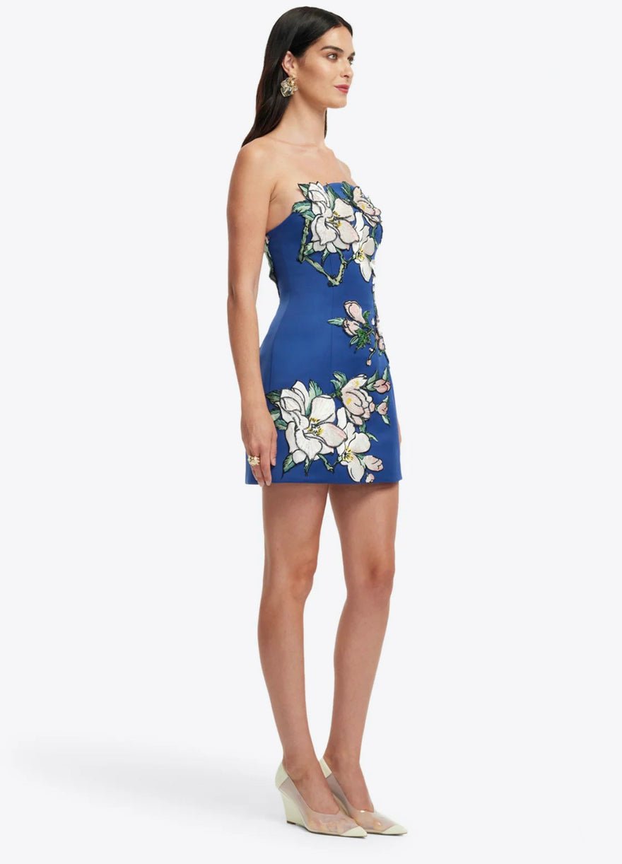 Leo Lin Zaria Applique Floral Bustier photo 4