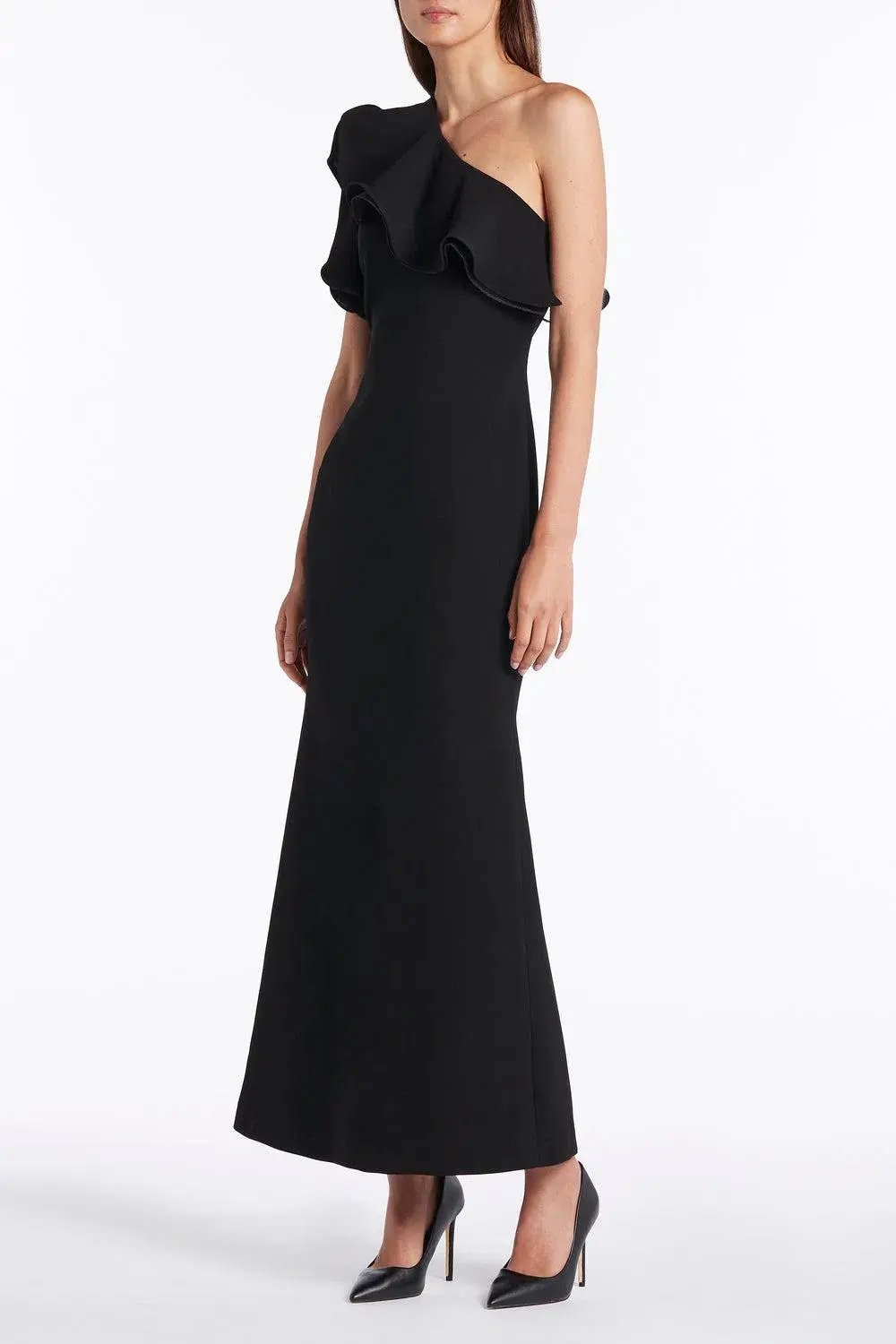 Carla Zampatti Black Grace Gown Size 8 photo 2