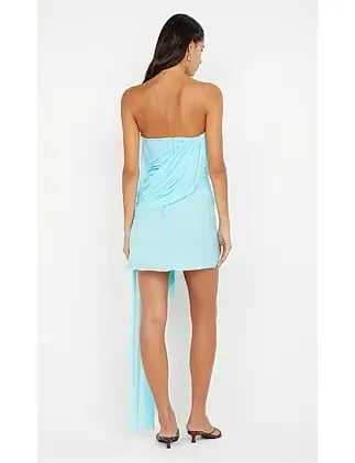 Bec Bridge DANKA STRAPLESS MINI DRESS Blue Size 10 photo 5