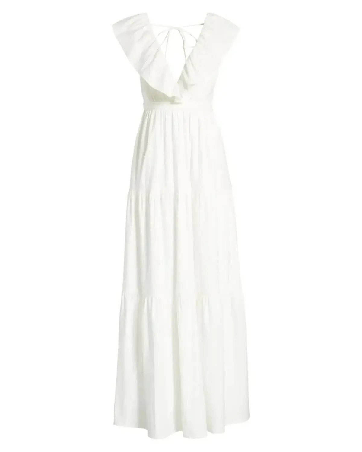 Reformation Fairfield Dress in Ivory Size AU 6 photo 2